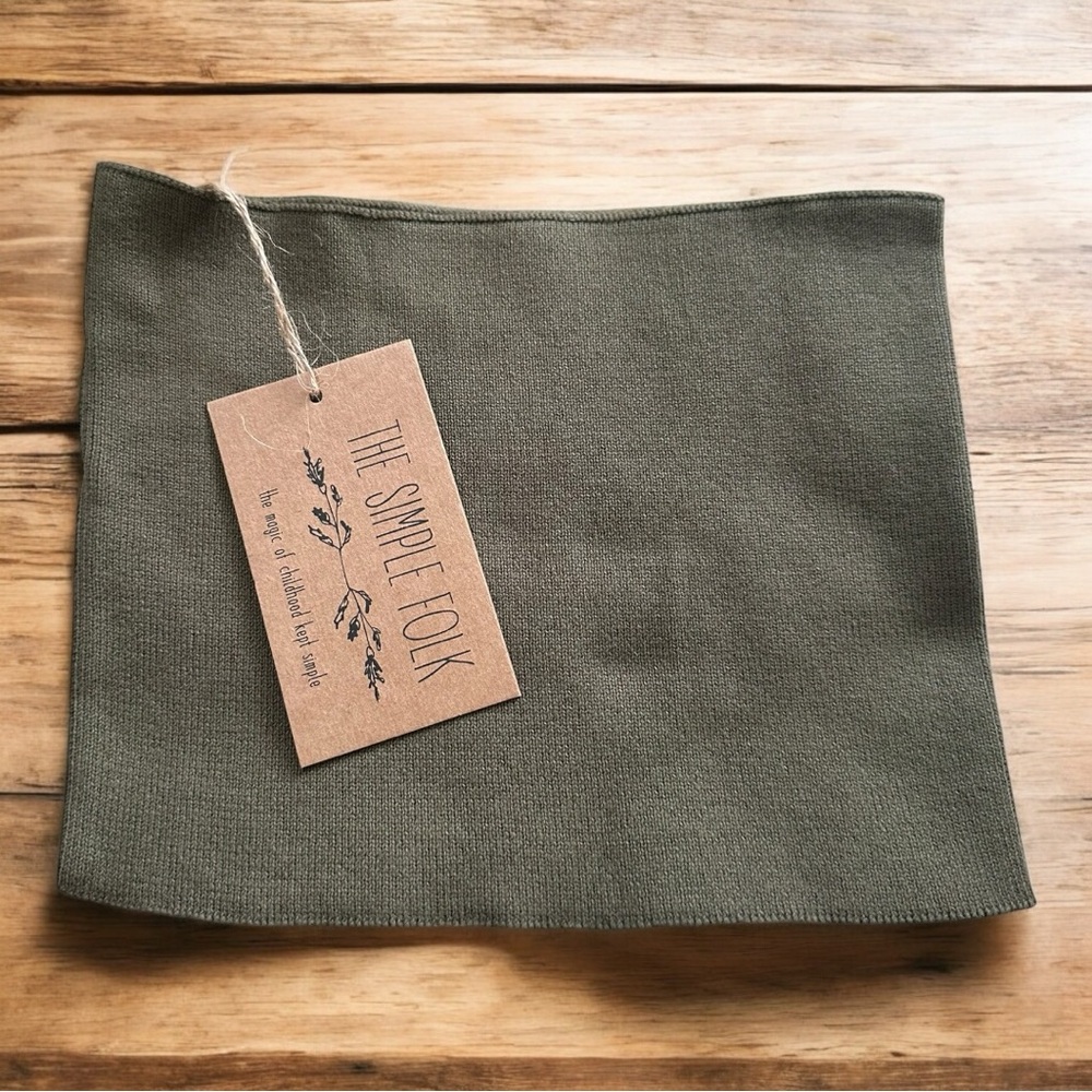 The Simple Folk Olive Green Infinity Scarf